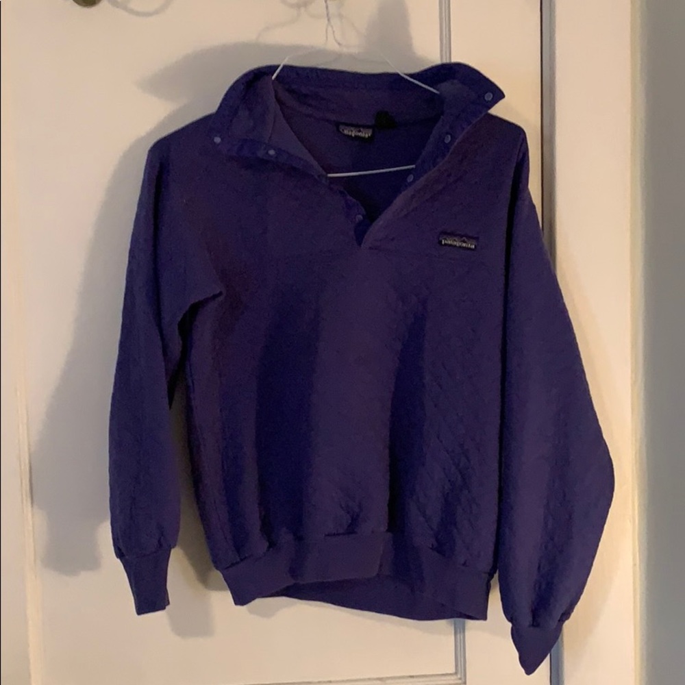 Purple patagonia sweater
